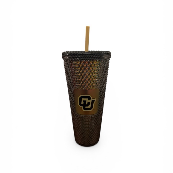 Starbucks Other - Starbucks Colorado Buffaloes Studded Tumbler in Iridescent Black/Gold